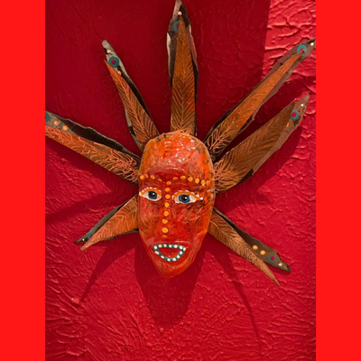 Ridgewalker Designs Original Piece Honoring the Mardi Gras Indians - 16"