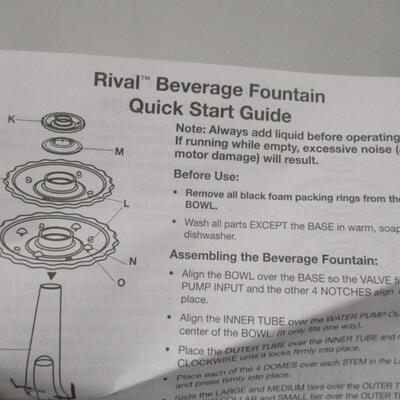 Rival Beverage Fountain