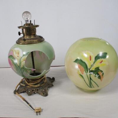 Electric Globe Lamp - Great For Parts
