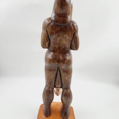 1975 SIGNED X-RATED NATIVE STATUE