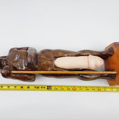 1975 SIGNED X-RATED NATIVE STATUE
