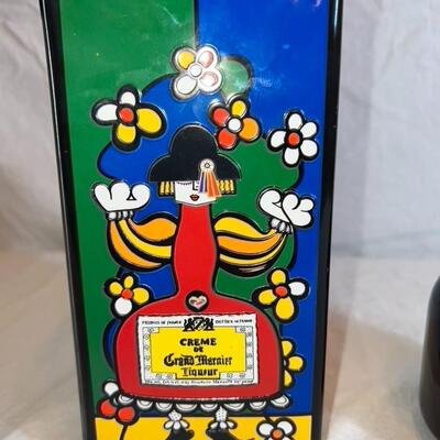 Grand Marnier 1990 Special Edition Art Tin / Unopened Bottle / France