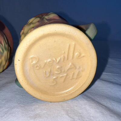 Roseville Pottery/Ceramic Decorative Cups 57-LL U.S.A.