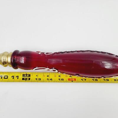 CLEAR BUDWEISER BEER TAP HANDLE