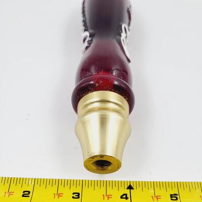 CLEAR BUDWEISER BEER TAP HANDLE