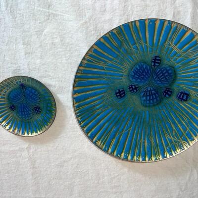 Annemarie Davidson Handcrafted Decorative Plates (Set of 2)