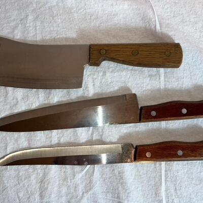 Lot of 3 Old Homestead Japanese Knives