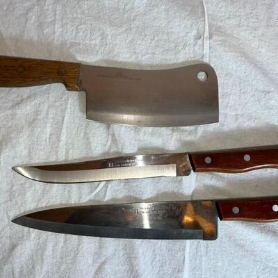 Lot of 3 Old Homestead Japanese Knives