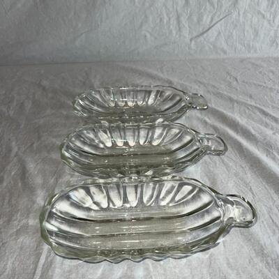 Japanese Banana Split Glass Dishes Vintage (3)