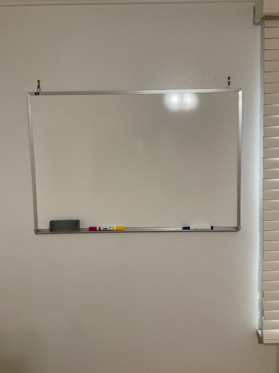 Medium size dry erase board