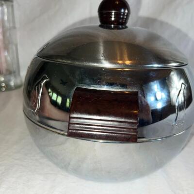 1950’s Penguin Aluminum Round Hot & Cold Server West End