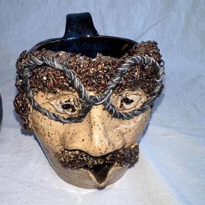 Vintage Artist Pottery Cups