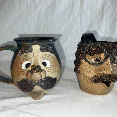 Vintage Artist Pottery Cups