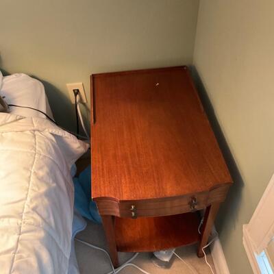 Wooden nightstand with drawer