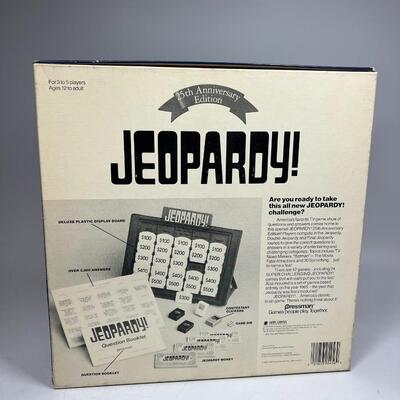 Retro Pressman Jeopardy 25th Anniversary Edition Family Friends Competitive Board Game