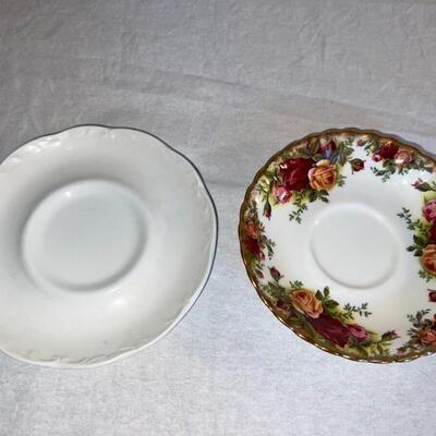 Sterling Colonial and Royal Albert English Plate Bone China