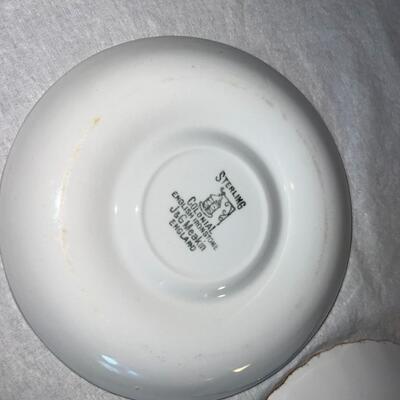 Sterling Colonial and Royal Albert English Plate Bone China