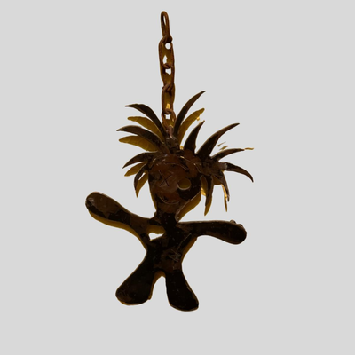 Original Broken Heart Metal Sculpture by Tress Turner - 11"
