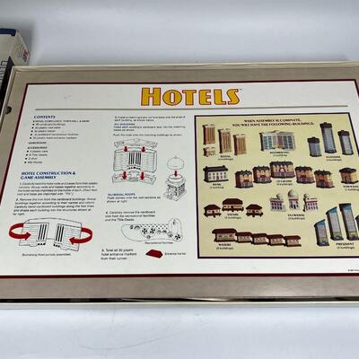 Vintage Milton Bradley Hotels Board Game