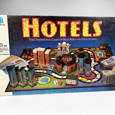 Vintage Milton Bradley Hotels Board Game