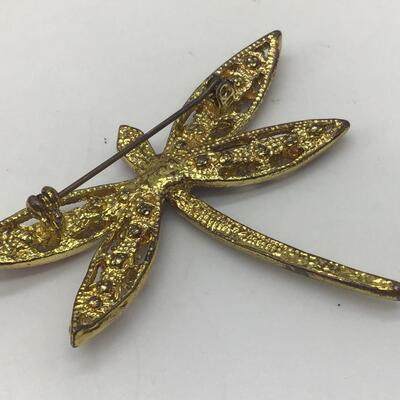 Vintage Dragon Fly Brooch