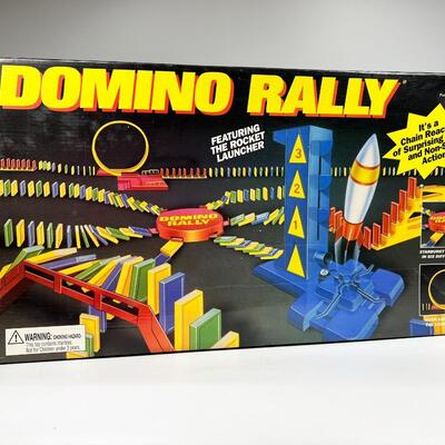 Vintage Pressman Domino Rally Family Fun Game Set