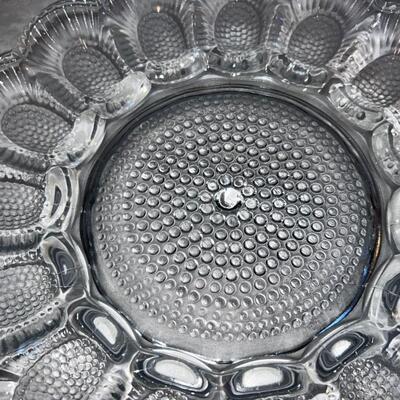 Textured Deviled Egg Glass