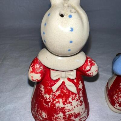 Empress Black Americana Salt and Pepper Shakers Japan