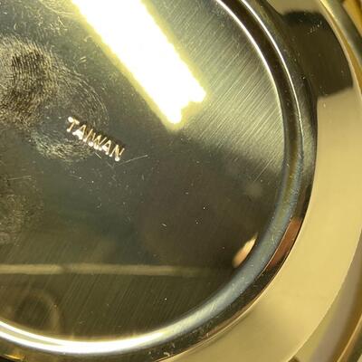 Schooner Hampton Rotating Brass Nautical Desk Ship Clock