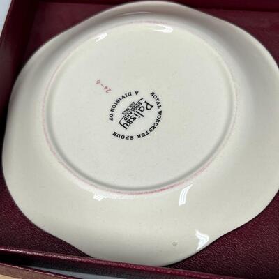 Vintage Palissy Royal Worcester Spode Domesday 900 Winchester Trinket Dishes with Original Display Box