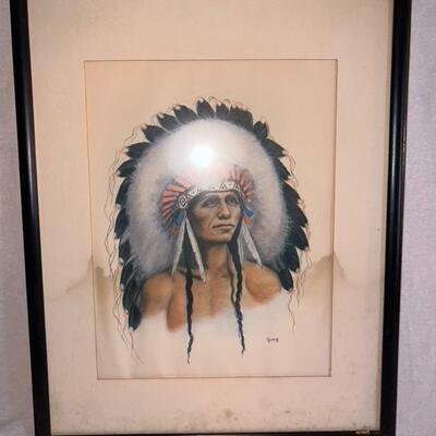 Native Gwen King Litho Print 10/212