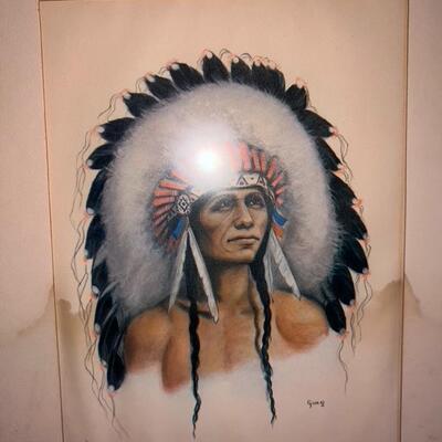Native Gwen King Litho Print 10/212