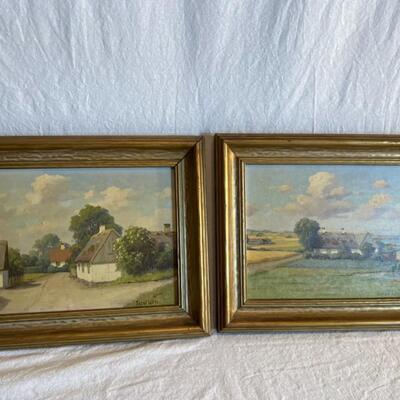 2 Svend Lynge Paintings
