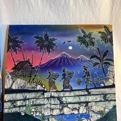 2 Tapestry/Canvas African Prints