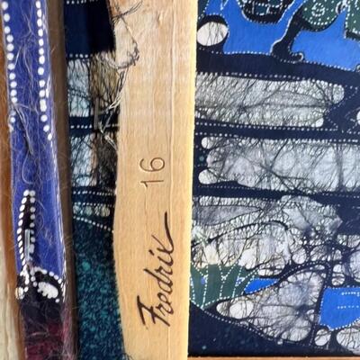 2 Tapestry/Canvas African Prints