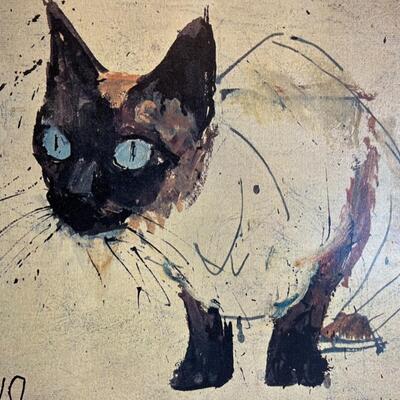 Cat Canva Painting