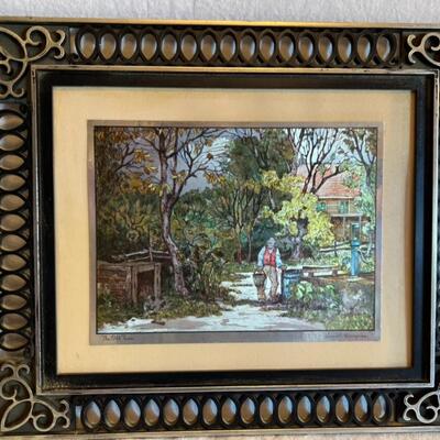 Lionel Barrymore "The Old Farm" Print