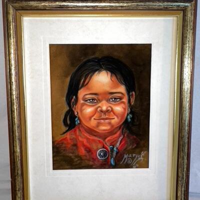 Mary's Native Felt Painting
