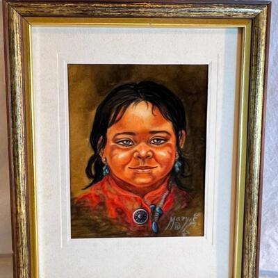 Mary's Native Felt Painting