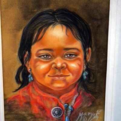 Mary's Native Felt Painting