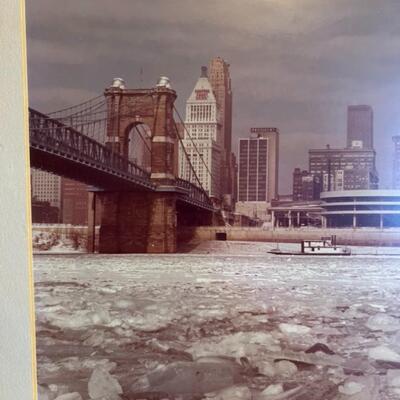 Signed Photo Print of Cincinnati Skyline