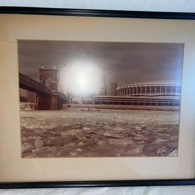 Signed Photo Print of Cincinnati Skyline