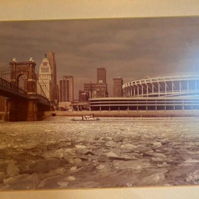 Signed Photo Print of Cincinnati Skyline