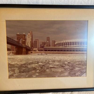 Signed Photo Print of Cincinnati Skyline