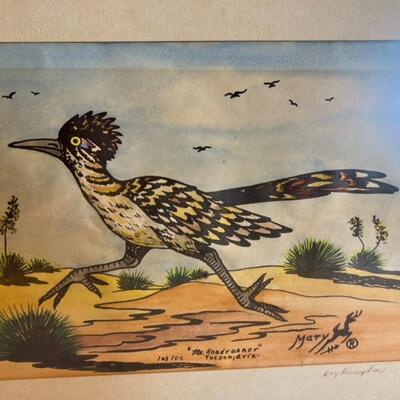 Artist Mary "Mr. Roadrunner" Painting 1 of 100