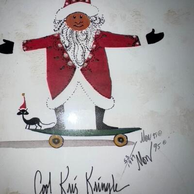Moss Numbered Print "Cool Kris Kringle" 1995 53/1989 New