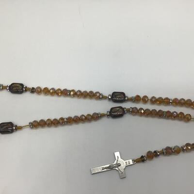 Very nice ðŸ˜Š Vintage glass beaded rosary