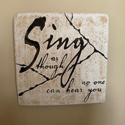 Sing ceramic art