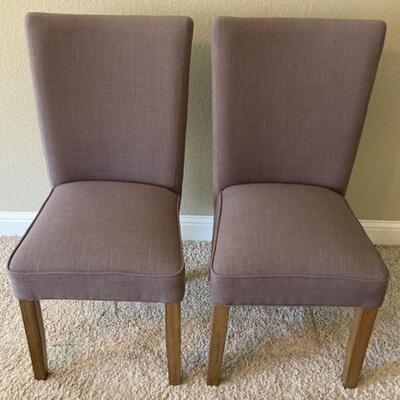 Two gray chairs