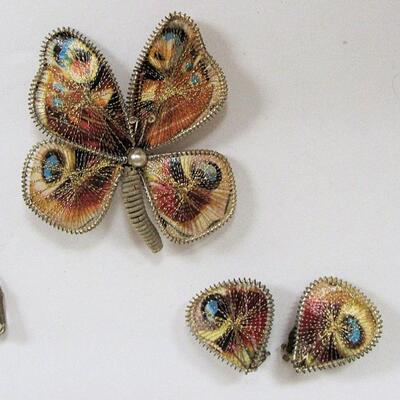 Very Unusual Butterfly Pin and Wings Earrings, and Other Earrings